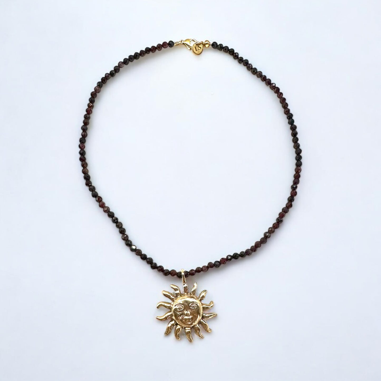 Sol garnet necklace